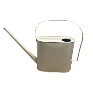 PAINTED Galvanized Tin Watering Can Cream Decor